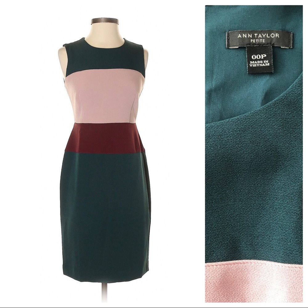 Ann Taylor Color block Dress